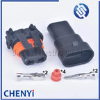 5 sets 2 pin male or female waterproof AC Power Wiring Harness Connector car lamp connector automotive For HID Xenon plug DJ9005