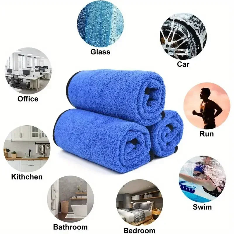 Car Towel Auto Detailing Car Product Microfiber Cloth Wash Accessories Automotive Cleaning Towel Microfiber Towel 1-5pcs Amagi