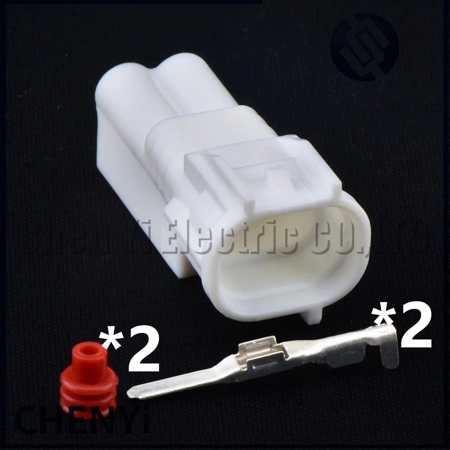 2 Pin auto injector connector rear license plate lamp Clearance Lamp Plug 90980-11156 6189-0031 90980-11155 6189-0451 For Toyota