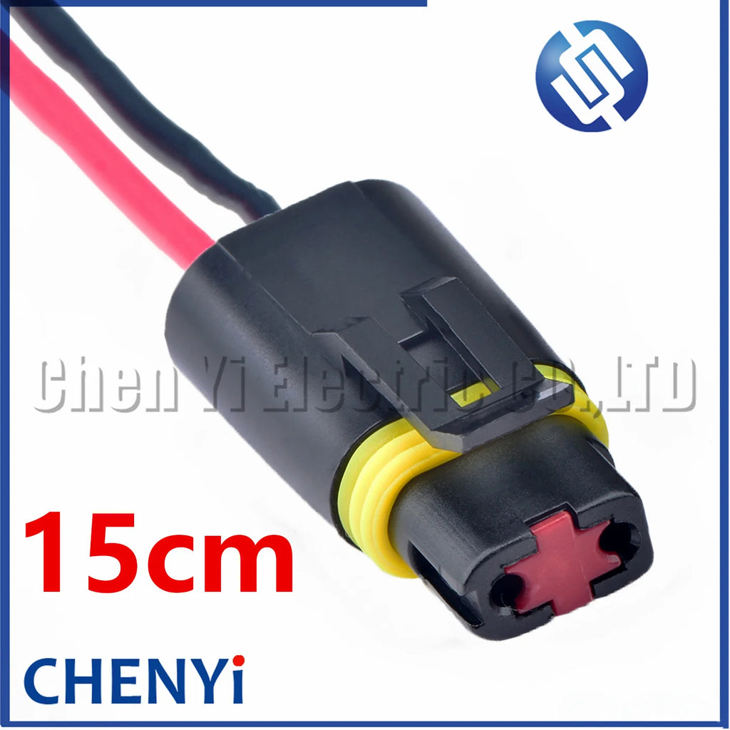 2 Pin Automotive waterproof fuel level sensor connector Transmission Fuel injector plug CY73022-1.8-21 CY73022-1.8-11 with Pin