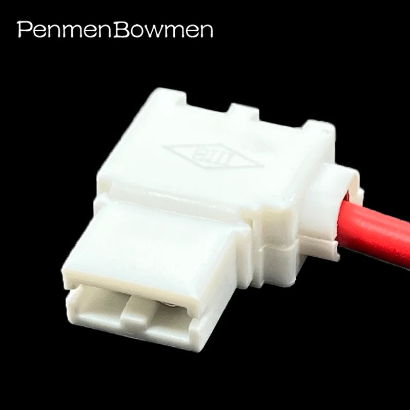 1 Set 1 Pin 250 Flag Spring Nylon Hard Sheath Electrical Cable Connectors 6.3mm Female Wiring Harness Plug 176497-1