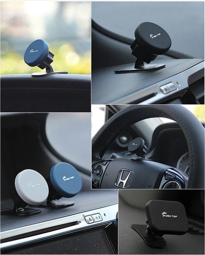 Car Cell Phone Holder Base 17mm Ball Head Base Dashboard Mounting Suction Cup Anti-slip Bracket Air Outlet Clip Car Accessories