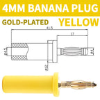 Pure Copper Gold-plated 4mm Banana Plug, Lantern Type, High Current 4mm Sound Box Speaker Wire, Banana Gold-plated Connector