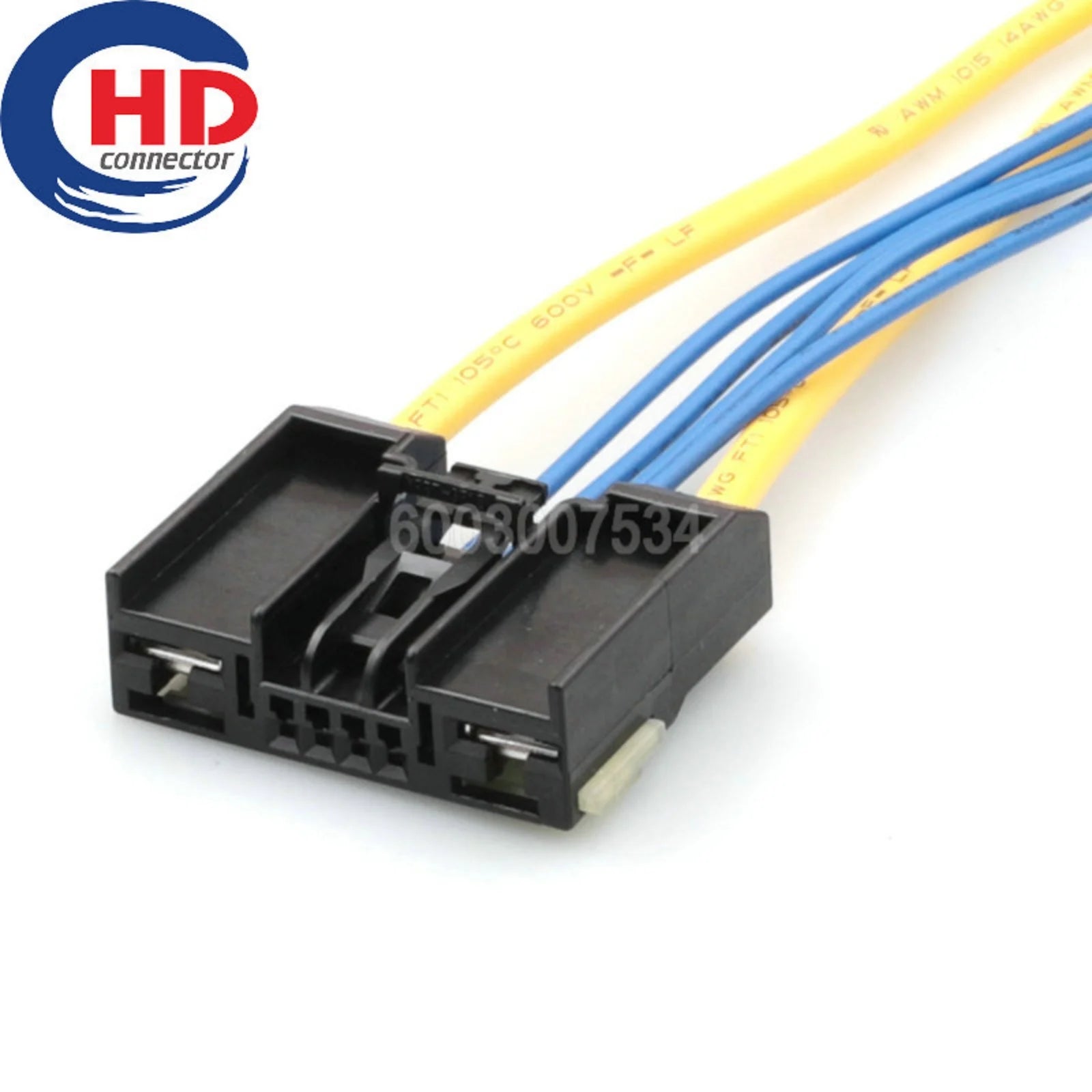 6 Pin Connector Unsealed 0.6mm 6.3mm Series Female Connector Cable Motorcycle Electrical Harnesses Wiring Harness 7289-7139-30