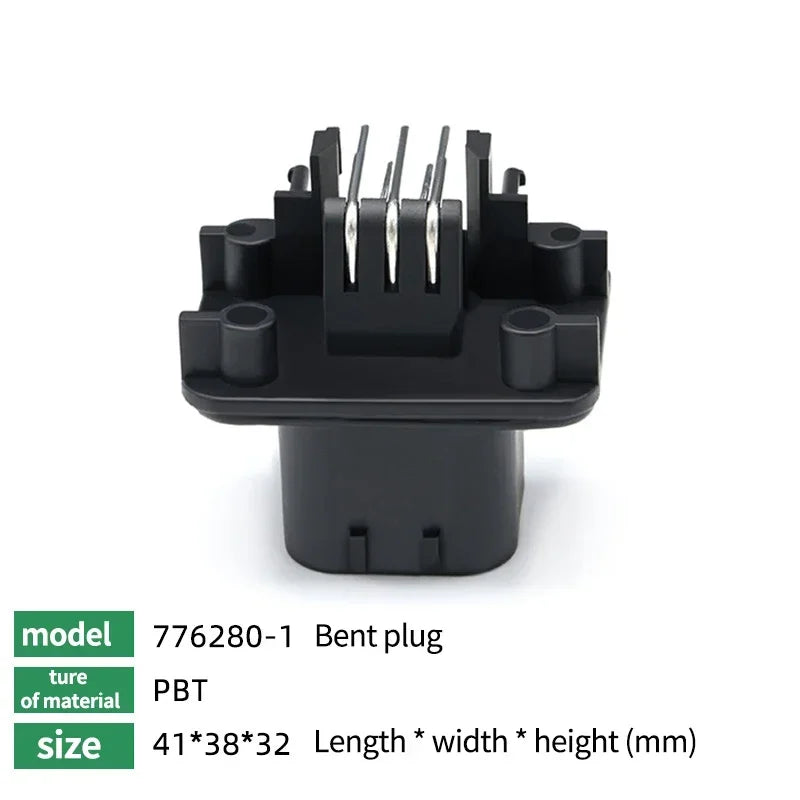 10/100Pcs ECU Controller Connector PCB Panel Waterproof Bent Needle Pin Socket Plug Board Terminal 776087 776163 776267 776280