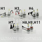 2pcs Led Bulb C6 H4 Automotive Led for Car Headlight H10 H7 H8 H9 H11 H13 9004 9005 9006 9007 880 H27 Lenses for Headlight Amagi