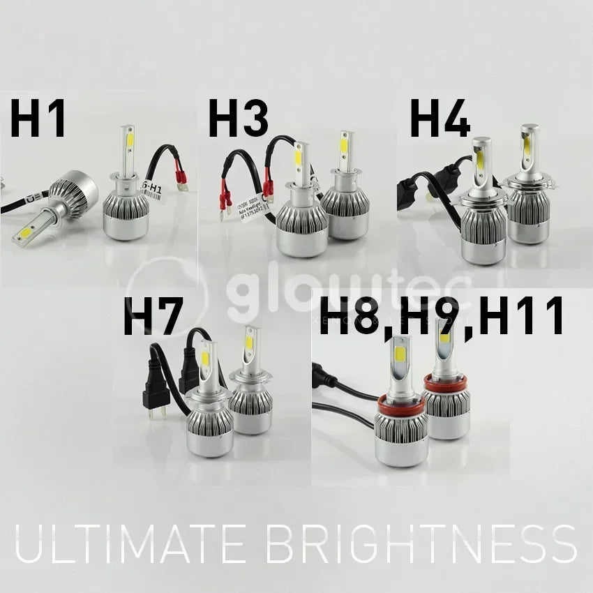 2pcs Led Bulb C6 H4 Automotive Led for Car Headlight H10 H7 H8 H9 H11 H13 9004 9005 9006 9007 880 H27 Lenses for Headlight Amagi
