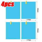 1-4PCS Car Side Window Rearview Rain Film Anti-Fog Rain-proof Car Window Mirror Waterproof Sticker Films Decals Rain Proof Films
