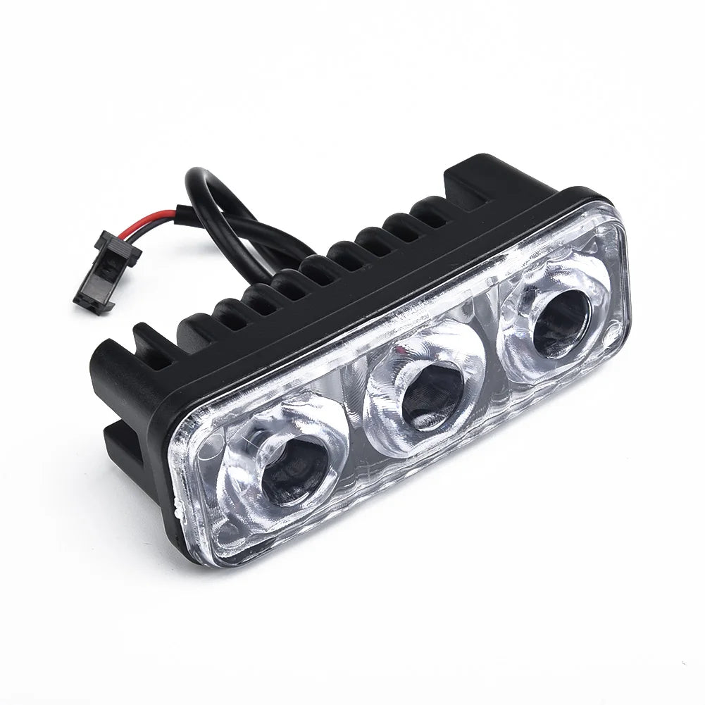2pcs 3LED Car Work Light DRL Spotlight Super White High Power Waterproof Car Daytime Running Light Fog Lamp Driving Lamp