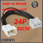 24 Pin Automotive connector engine Computer board ECU Wire harness plug 1746864-1 1318756-1 90980-12149 90980-12560 For Toyota