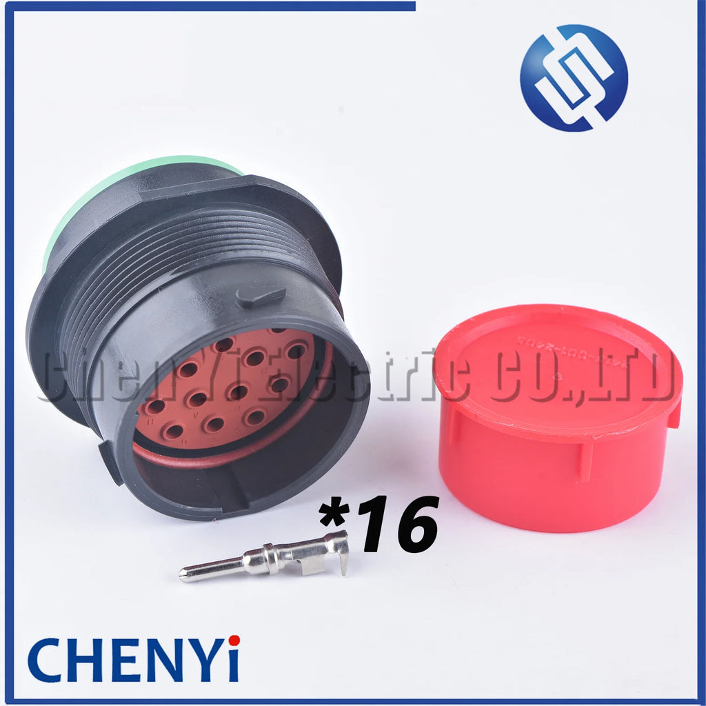 16 Pin Automotive waterproof connector HDP20 CBL series socket HDP26-24-16SN HDP24-24-16PN HDP26-24-16SE HDP24-24-16PE For Jcb