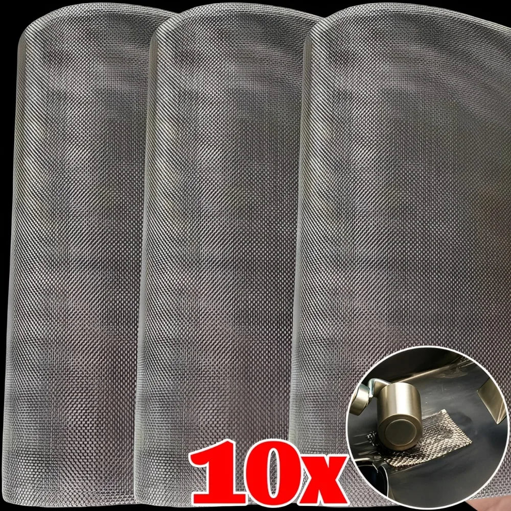 Car Bumper Stainless Steel Repair Mesh Plastic Crack Repair Mesh Welding Wire Mesh Net for Bumper Body Hood Vents 15x20cm