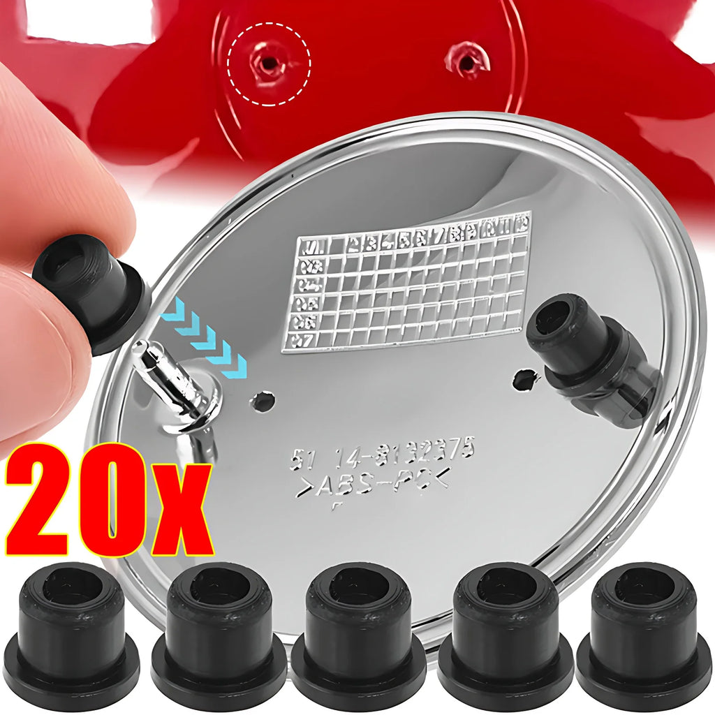 PVC Car Emblem Hole Plug Auto Logo Seal Cover Holes for BMW 37 Series E32E34E36 E38 E39 E46 E53 E60 E65 E66 E90 M3 M5 Cars Part
