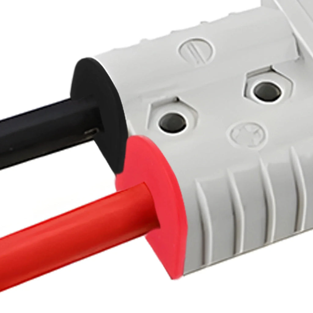 Red & Black Dust Plugs for Anderson Connector Plugs Versatile Applications Parts Waterproof Fixing Plug 50A-175A Cable Kits