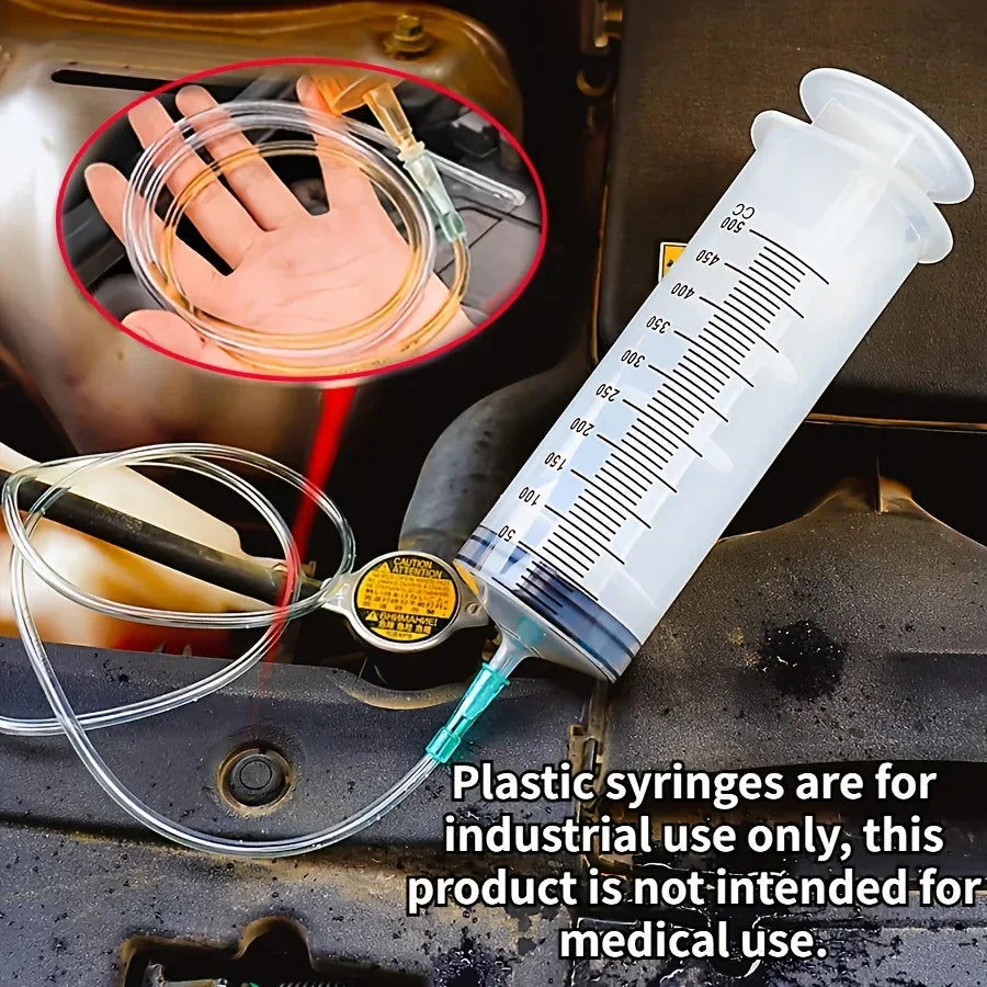 Manual Oil Fluid Extractor Pump Large Capacity Syringe Car Engine Oil Change Vacuum Fluid Suction Transfer Tool with Hose Amagi