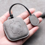 New Leather 4 Buttons Car Remote Key Case Cover for Zeekr 001 X 2021 2022 2023 for ZEEKR 001 009 Full Protector Fob Keychain