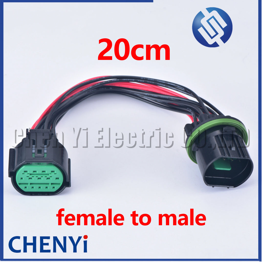 14 Pin Auto Headlight Waterproof Connector Car Lamp Light Wire Harness Plug GL301-14021 GL291-14021 For Hyundai Elantra  Kia K3