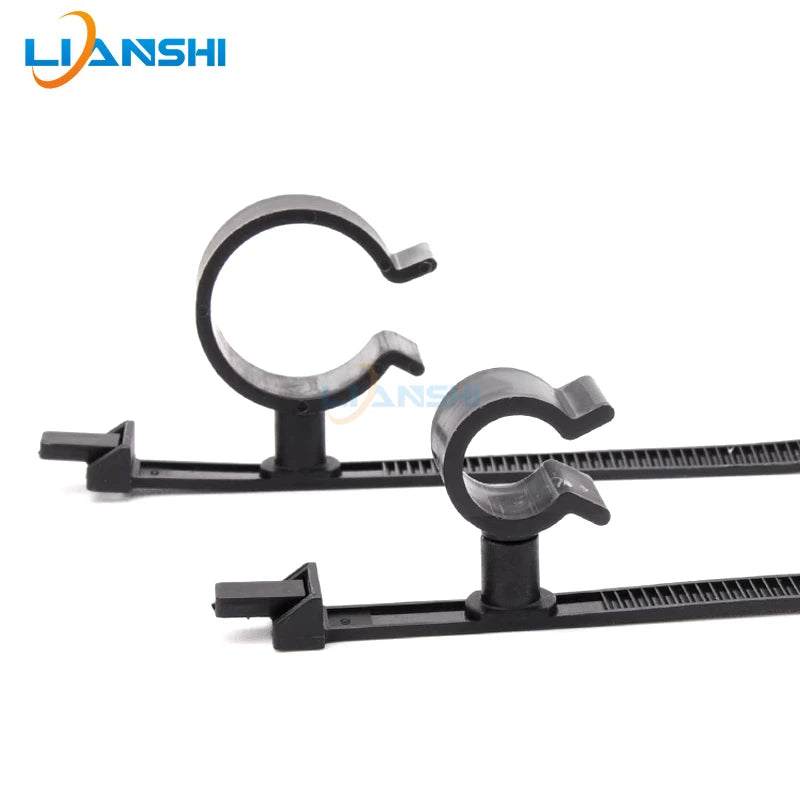 Automobile cable ties thickened copper tube outdoor unit pipe binding tape 7*140 pipe diameter cable tie buckle wire harness bin