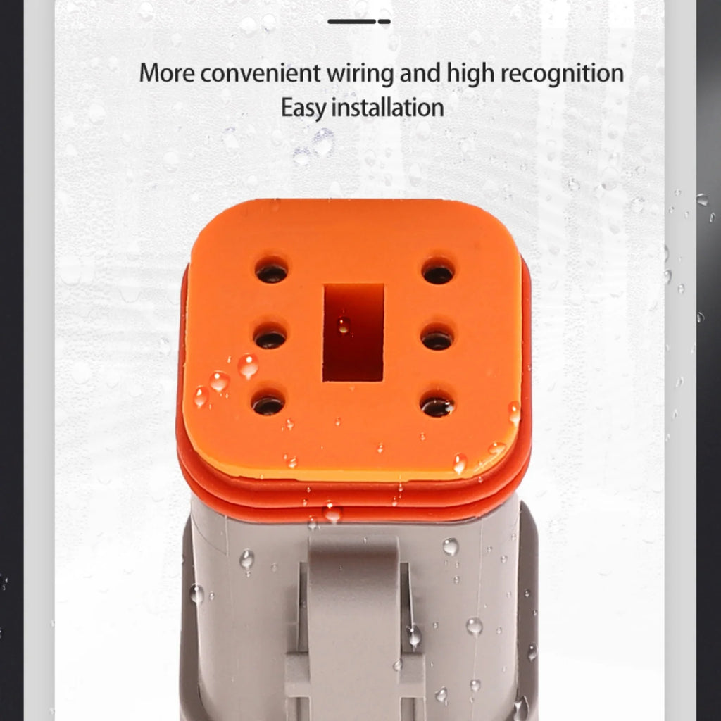 6 Pin Connector Waterproof 1.6mm Series Male Female Connectors Wiring Harness Housing Cable Socket DT04-6P-C017 DT06-6S-C017