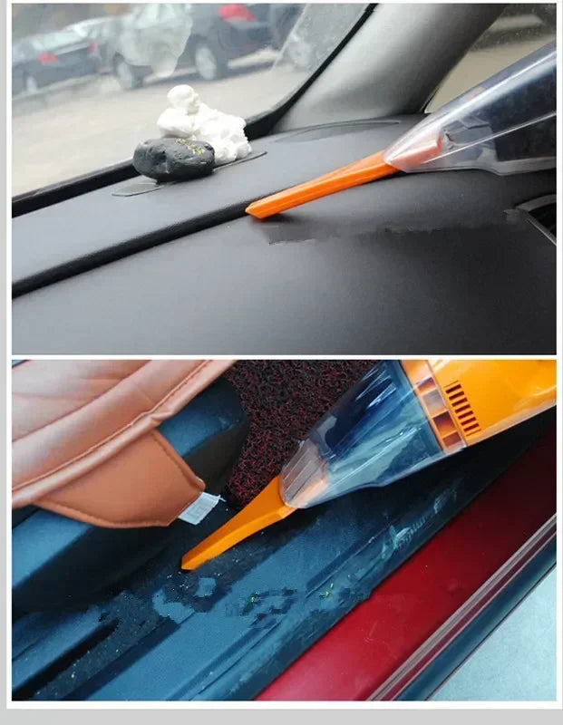 High-Suction 2-in-1 Wireless Car Vacuum Cleaner Wet/Dry Low Noise One-Click Dusting Rechargeable with Accessory Kit Accessories