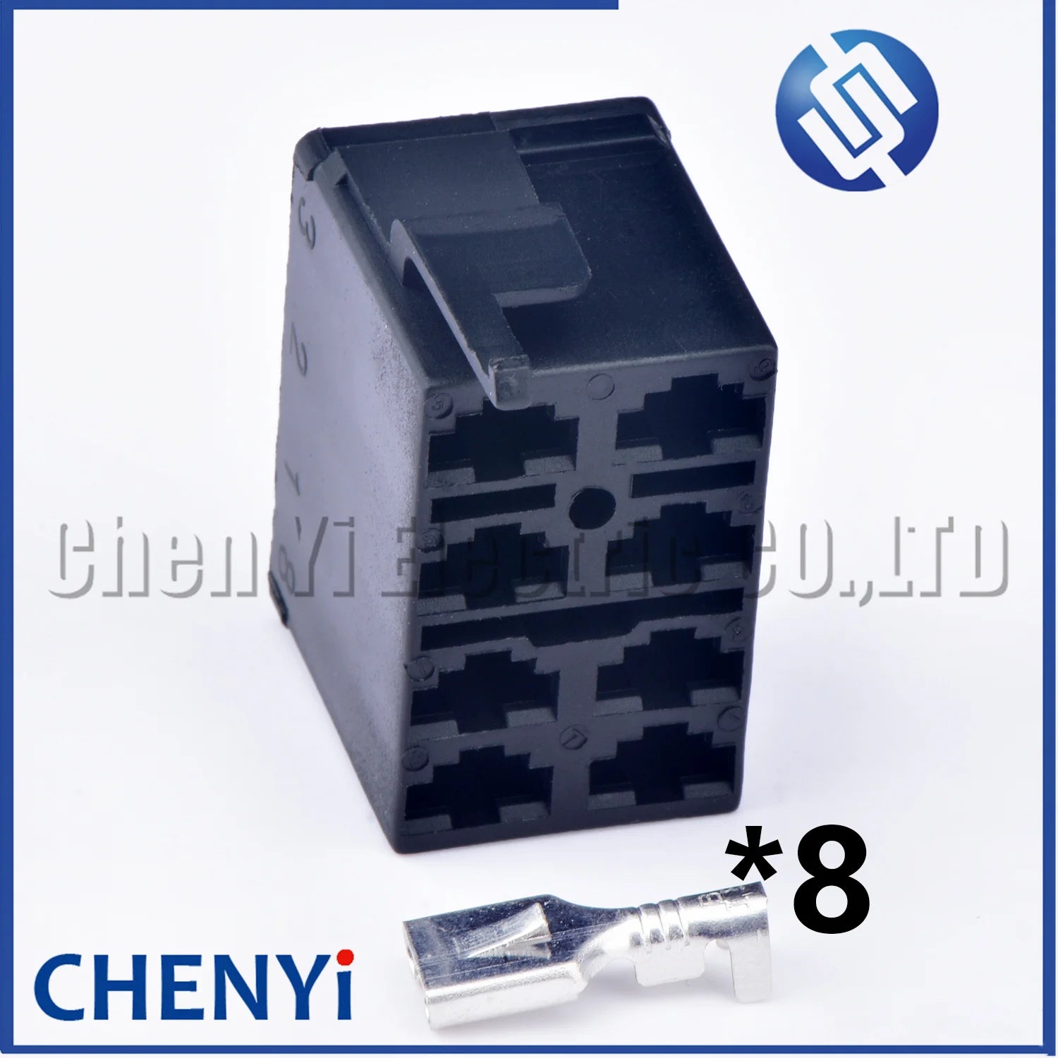 8 Pin connector Rocker Switch Plug Socket with 6.3mm Female Spade Terminals for ARB Carling Switch Connection