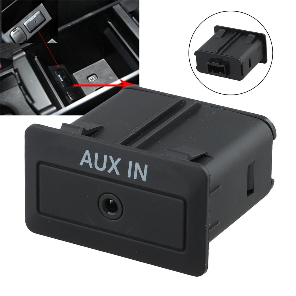 1 PCS  Car AUX Audio  Interface TD74-66-DFX 28425640 For  MAZDA Auxiliary Aux Stereo  Adaptor Audio Socket ABS  Construction