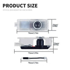 2PCS/Lot Welcome Light Door Light LED Projector Decoration Accessory For BMW Class 3 325Li Class 5 530 Class 7 X1 X3 X5 X6 Z4 Ne