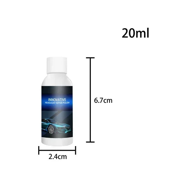 Car Headlight Restoration Crystal Oxidation Yellowing Repair Refurbishment Lens Headlight Polishing Refurbishing Kit Tools New