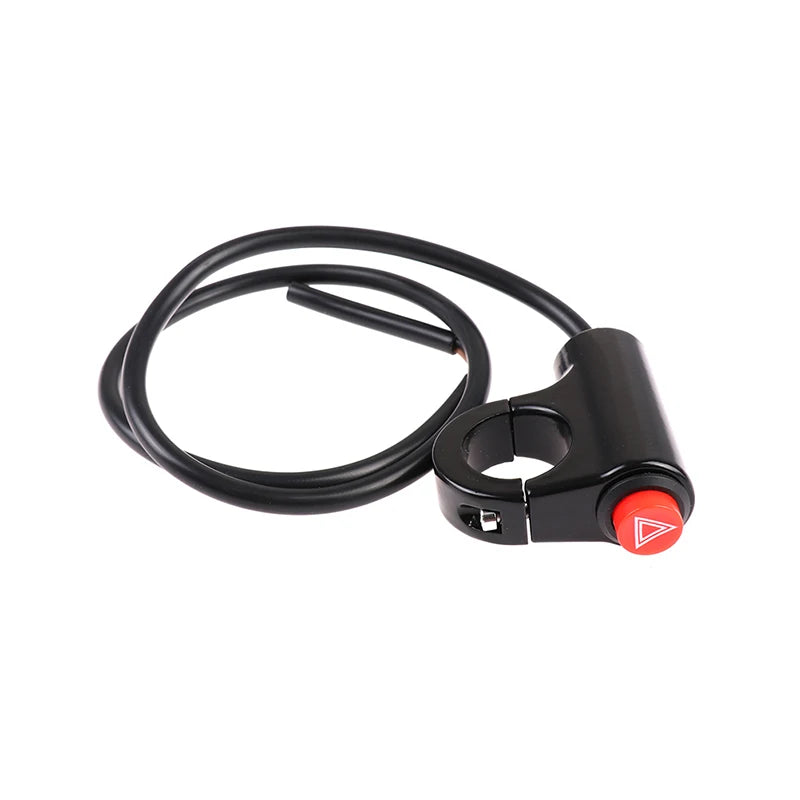 Motorcycle Switch Hazard Light Switch Button Electric Vehicle Double Flash Warning Emergency Lamp Signal Flasher
