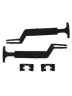 2Pcs/Set Bonnet Hood Release Rod Lock Latch Black Handle Clips 3B0823593 For Volkswage Passat B5 / B5.5 1998-2004