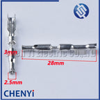 50 Pcs Female Circular terminal Wire Crimping Terminal Connector Brass plated tin Pins For ford cummins Heavy machinery plug