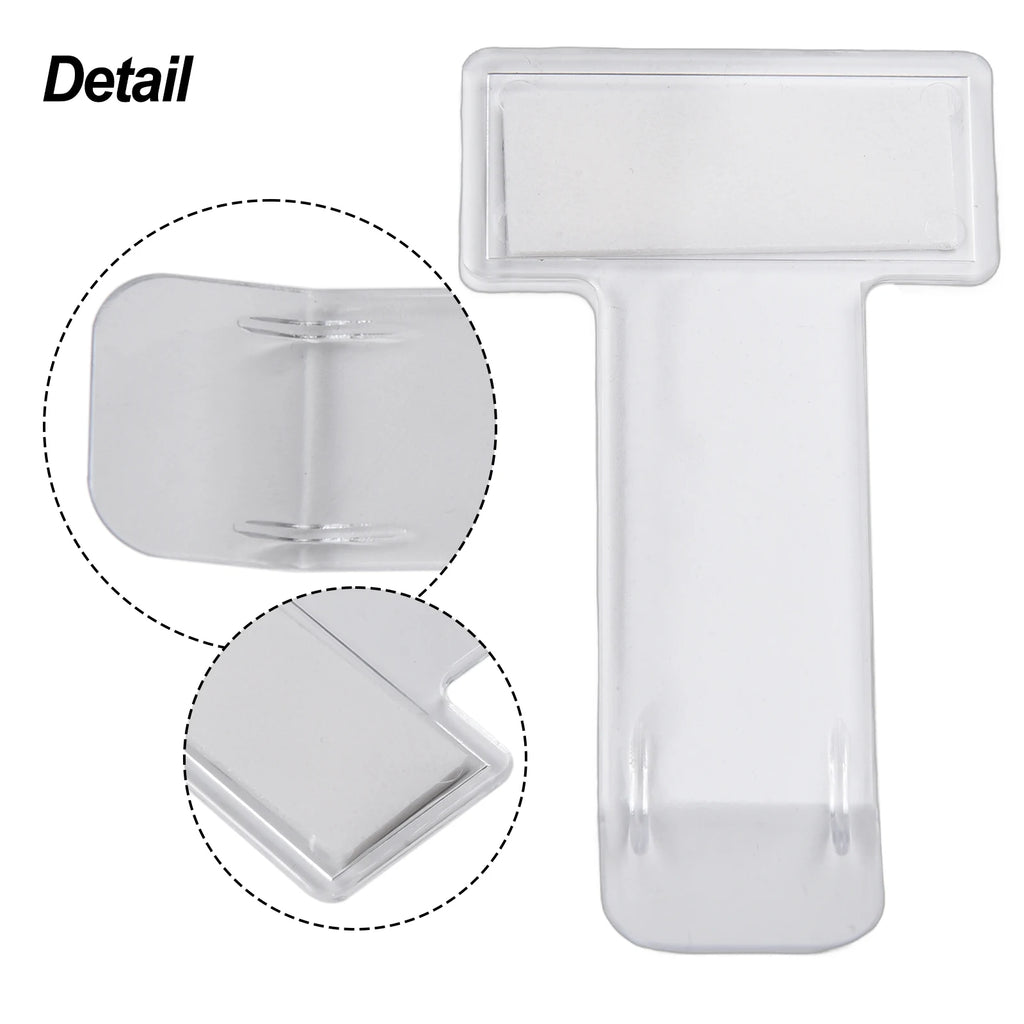 Car Vehicle Parking Ticket Permit Holder Clip Sticker Windscreen Fastener Kit Plastic Permit Card Holder Clip Sticker Car Parts