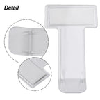 Car Vehicle Parking Ticket Permit Holder Clip Sticker Windscreen Fastener Kit Plastic Permit Card Holder Clip Sticker Car Parts
