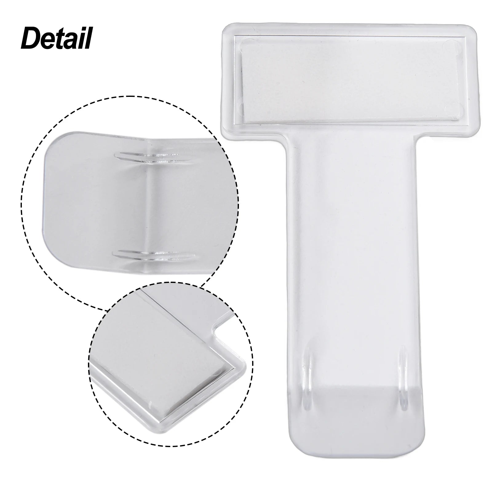 Car Vehicle Parking Ticket Permit Holder Clip Sticker Windscreen Fastener Kit Plastic Permit Card Holder Clip Sticker Car Parts