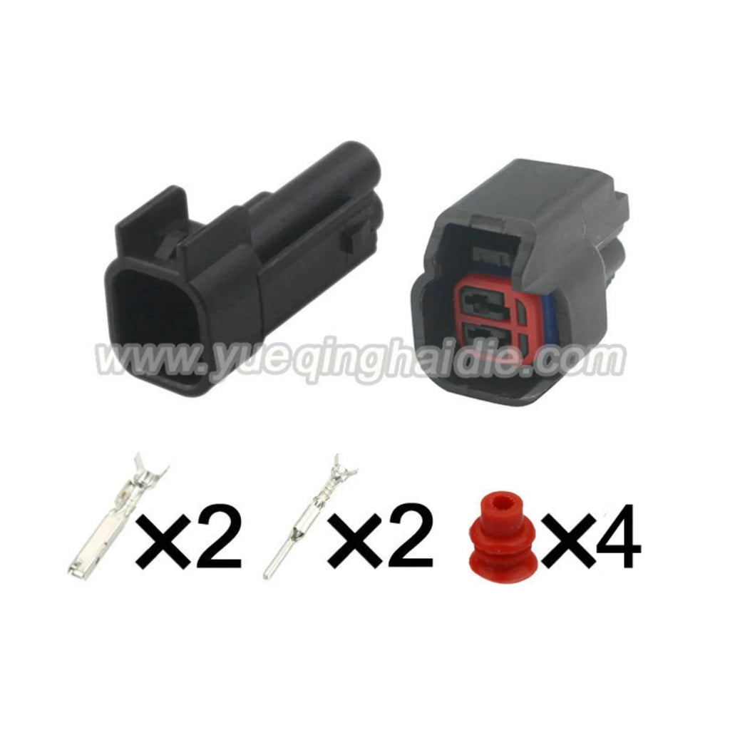 2PIN 1.5mm Waterproof Male Female Connector Car ABS Sensor Plug EV1 To EV6 Auto Fuel Injector Nozzle Methanol Socket For Ford
