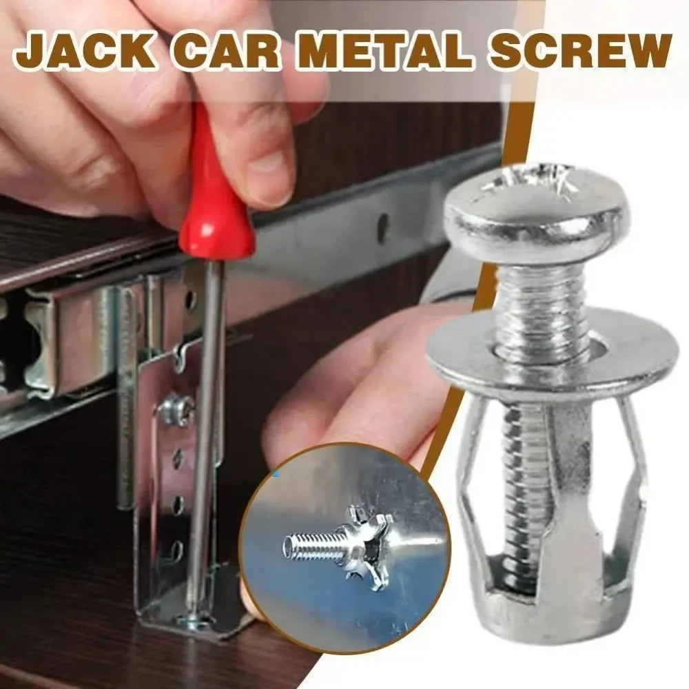 40-4pcs Petal Shape Rivet Nut Screw Bolt Kit M4 M5 M6 M8Metal Rivetnut Panel License Plate Clamp Lock Jack Nuts Auto Accessories