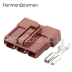 1 Set 3 Pin Auto 7.8mm HD High Current Electrical Cable Connectors Female Wire Harness Plug 6098-0208 6098-0210