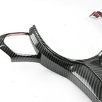 ABS Carbon Steering Wheel Cover Trim For BMW F Chassis F22 F30 F32 F10 F12 F15 Carbon Fiber Steering Wheel Lower Cover Trim