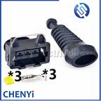 3 Pin Automotive waterproof connector Car fuel pump water temperature sensor wire harness Plug 357972763 357972753