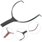 ABS Carbon Steering Wheel Cover Trim For BMW F Chassis F22 F30 F32 F10 F12 F15 Carbon Fiber Steering Wheel Lower Cover Trim
