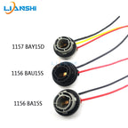 Automotive LED socket wire connector BA15S/1156/1157 bulb turn signal light socket wire harness