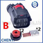 2 Pin Auto waterproof connector Car steering gear Wire harness Plug 2291383-1 2343342-1 2343342-2 2343344-2 2291389-1 2343344-1