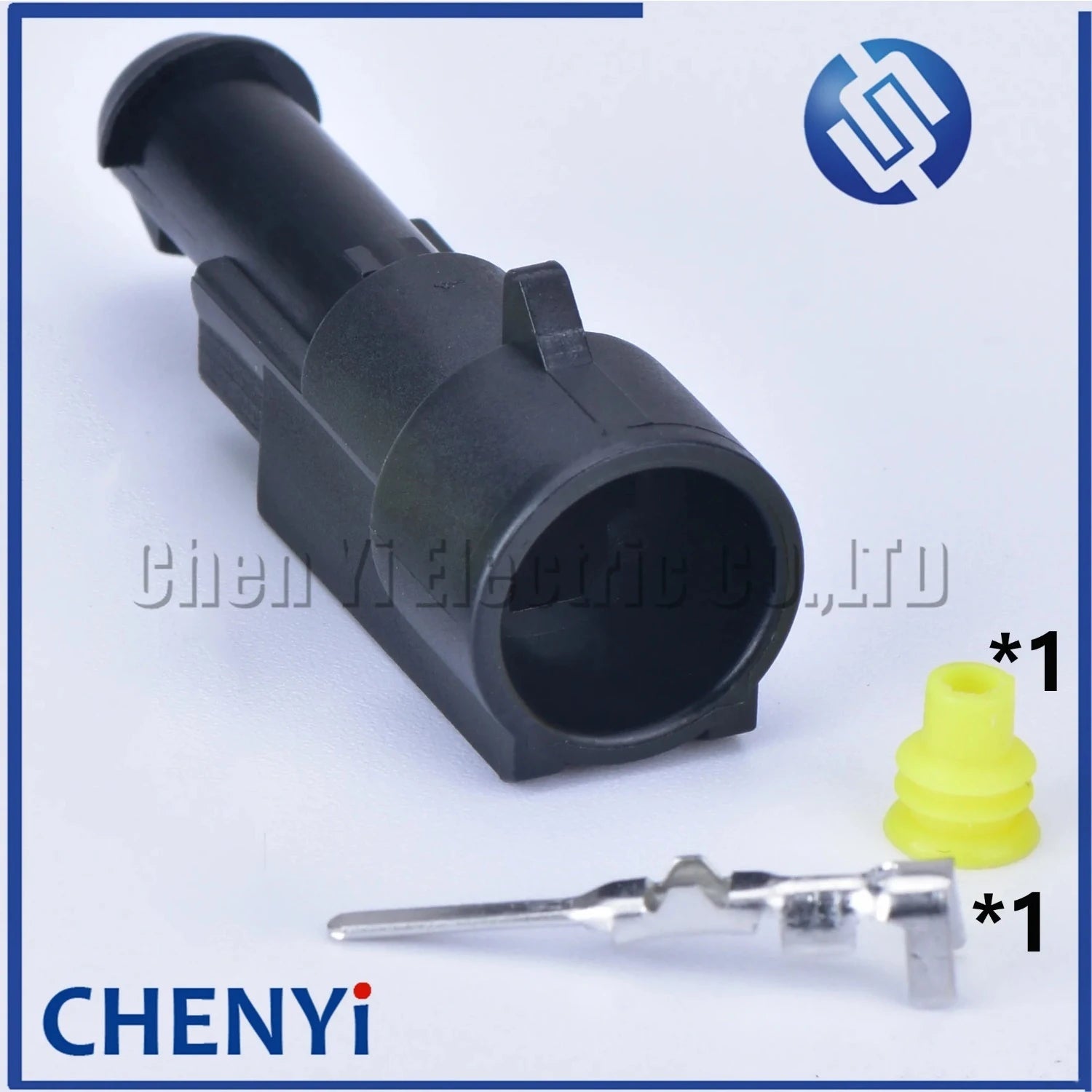 5 Sets 1 pin Sealed Electrical Wire automotive Connector Male or Female car Waterproof Plug kit 282079-1 282103-1