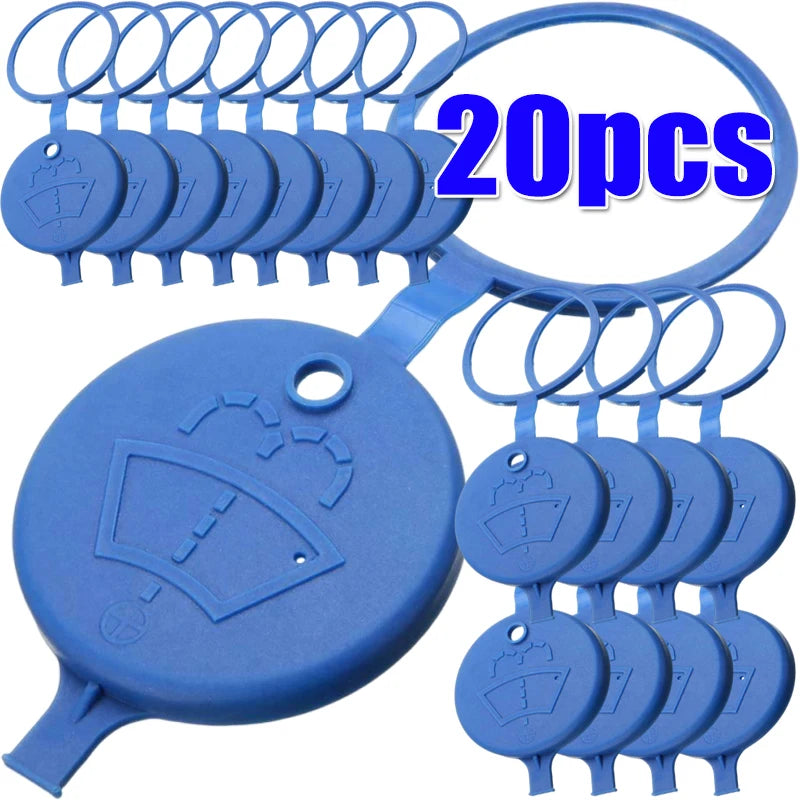 1-20pcs Auto Glass Sprinkler Cover Windshield Wiper Water Tank Cover Car Windshield Universal Replacement Storage Gasket Cover