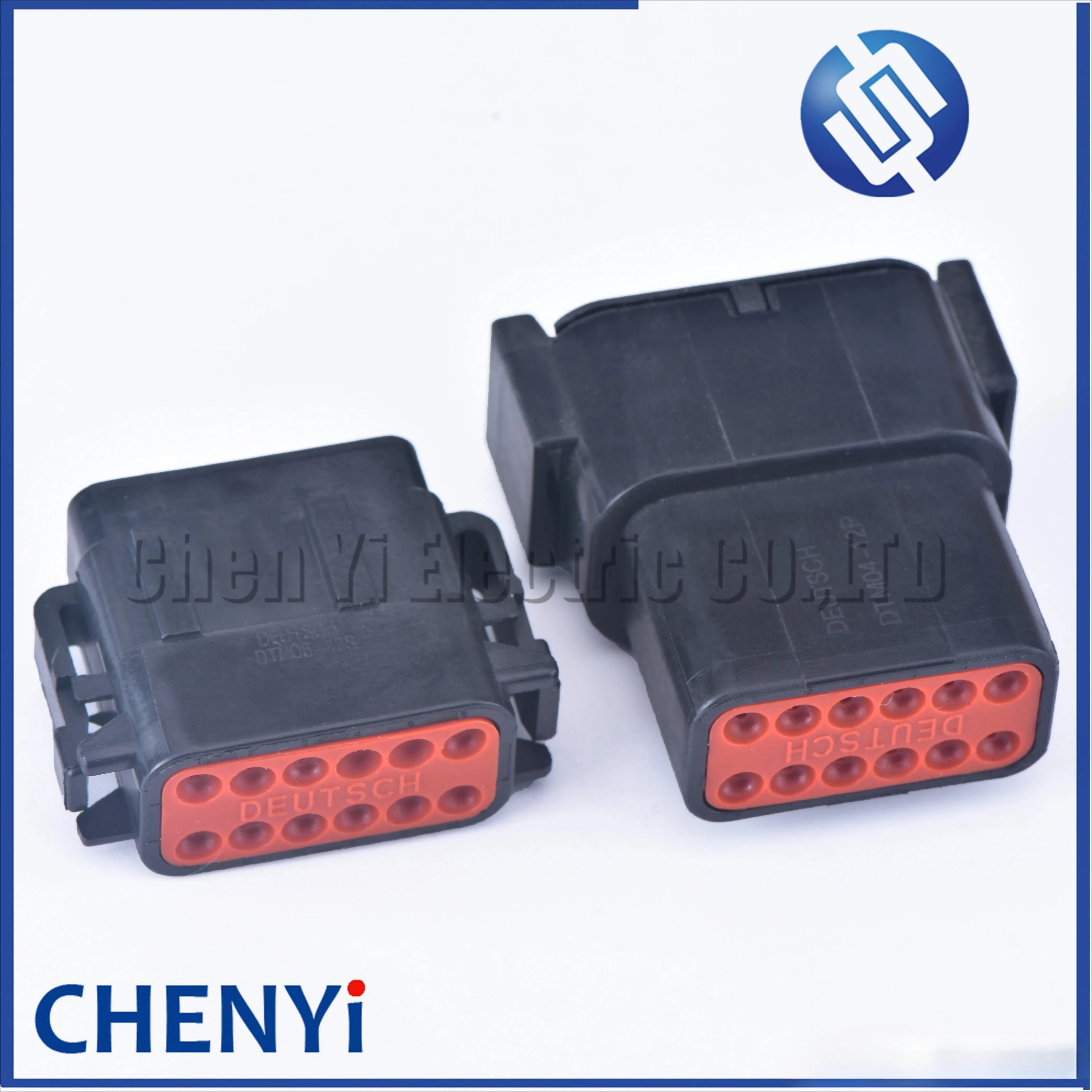 Black 12 Pin Sealed waterproof connector DTM06-12SB DTM04-12PB Automotive Connector Heavy Truck Wiring Harness Plug For Deutsch