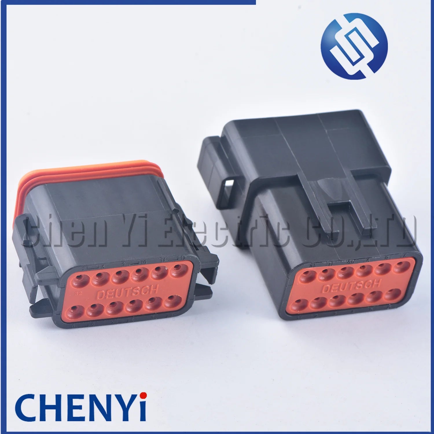 Black 12 Pin Male Female Automotive Waterproof Connector Sealed Plug DT06-12SB DT04-12PB With Pins For Deutsch DT Series
