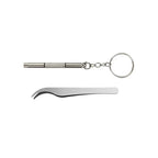 Glasses Watch Repair Kit 1000pcs Screws, Dual Head Screwdrivers & Precision Tweezers Set for Eyewear Jewelry Fix Tools with Case