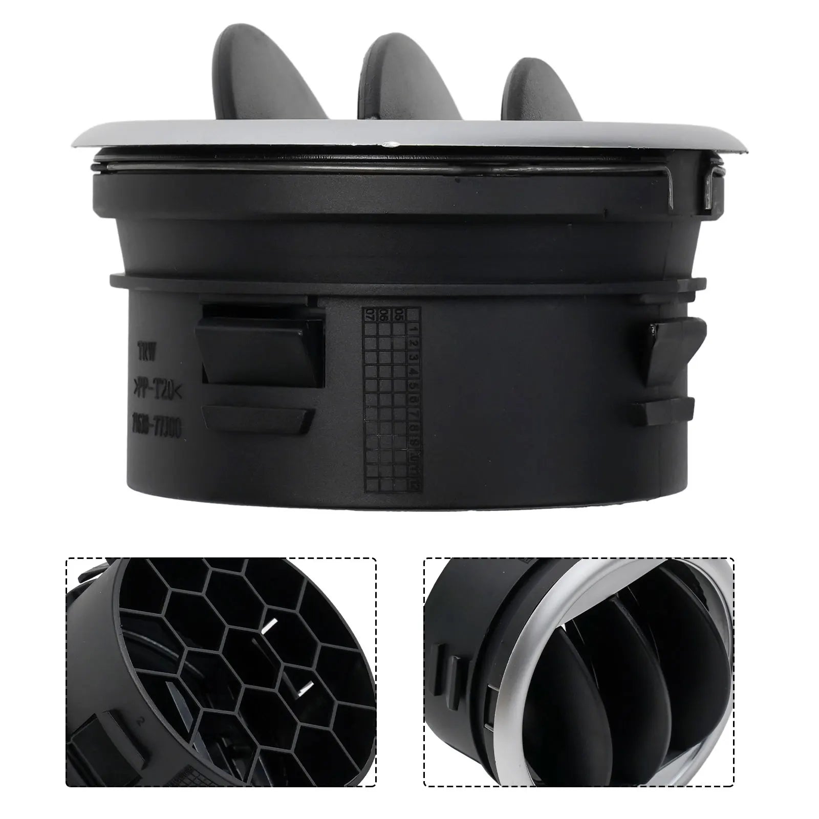 Instrument Panel Air Conditioning Outlet Replacement For Lifan 320 Black Plastic A/C Air Vent Cover Outlet Grille
