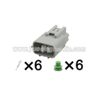 6 Pin Connector Waterproof 2.2mm Series Male Female Connectors 6188-0175 90980-11193 6189-0323 90980-11194 90980-11663