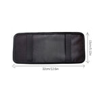 Portable Handicap Placard Holder for Auto Car Visor Disabled Parking Permit Sign Protector with 3 Pockets & 1 Pen Holder
